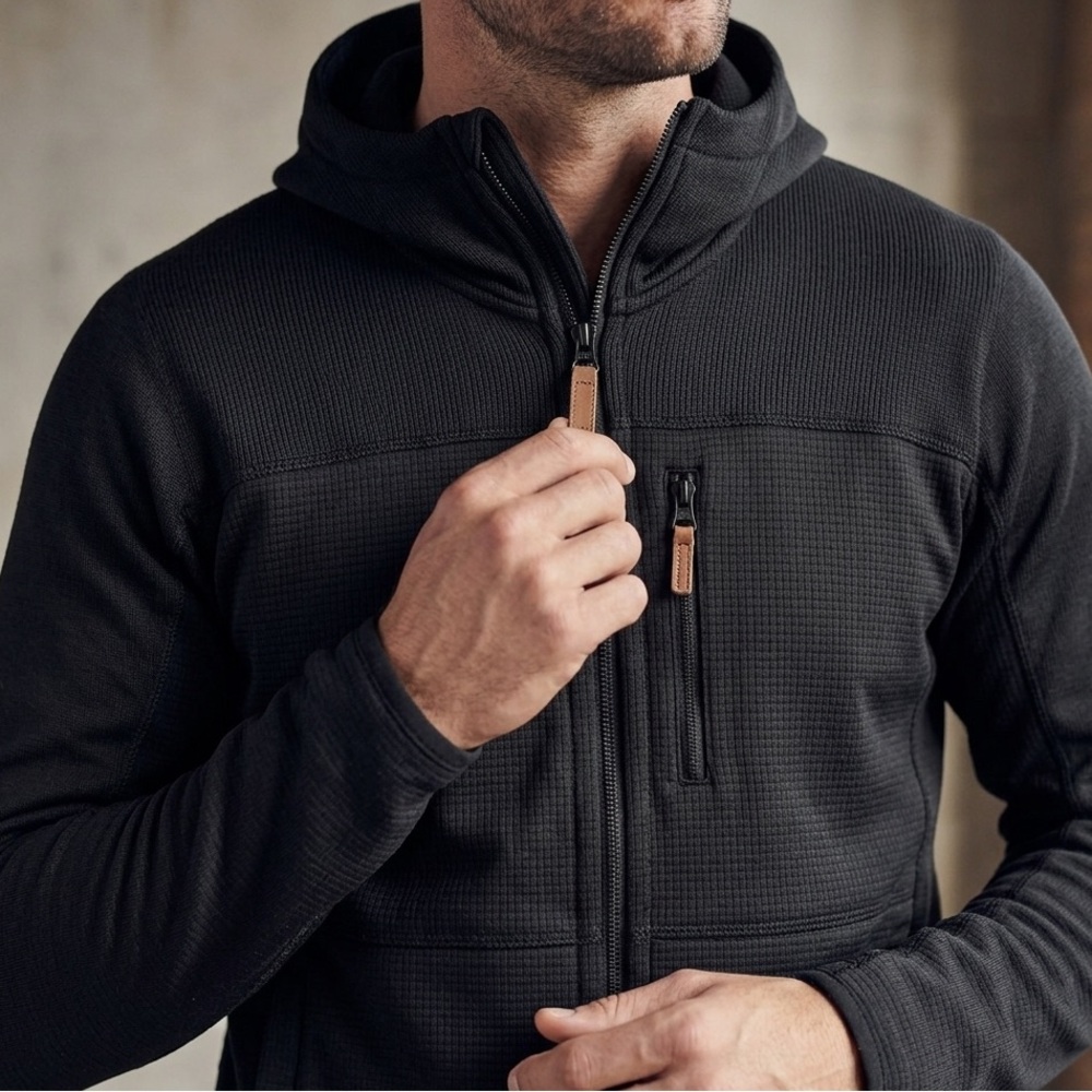 Fjallraven Black Abisko Trail Fleece Jacket